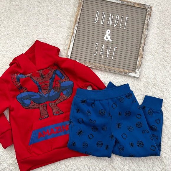 Cat & Jack Other - Toddler Boys Spider-Man Hoodie and Pants - 2T